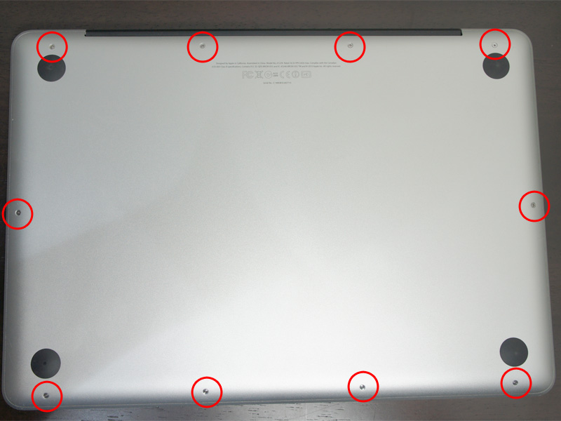 MacBook Pro(MD101J/A)分解